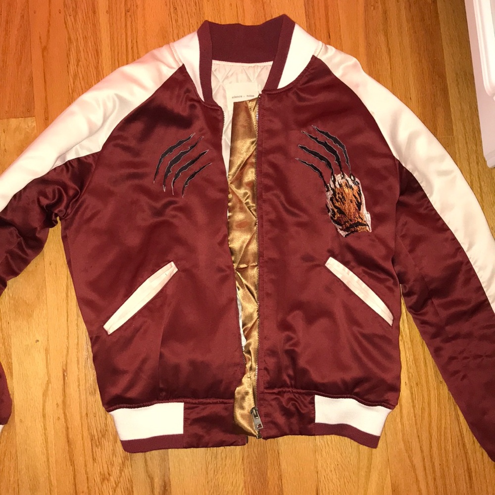 urban outfitters tiger bomber jacket